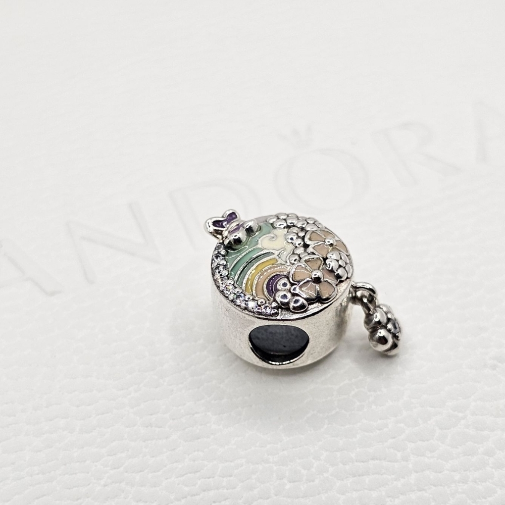 💐Authentic Pandora ⭐️RETIRED⭐️ FLOWER CHARM - Picture 5 of 7